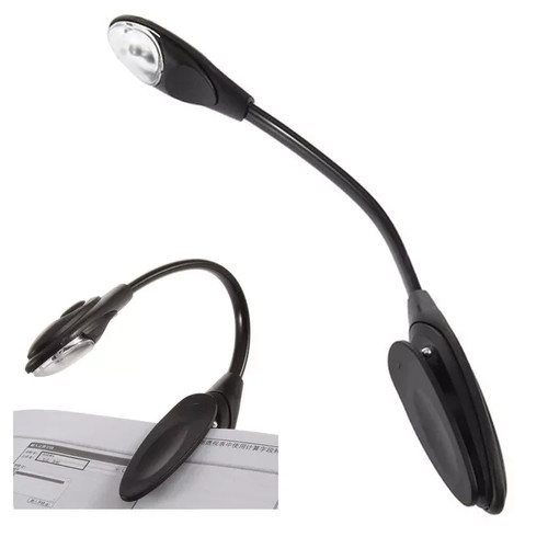 Led book light clip - clip, on