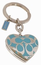 Coach Key Ring Heart-shaped Photo case Without accessories