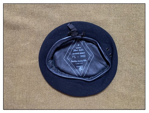 Ww2 beret black tank body - black,