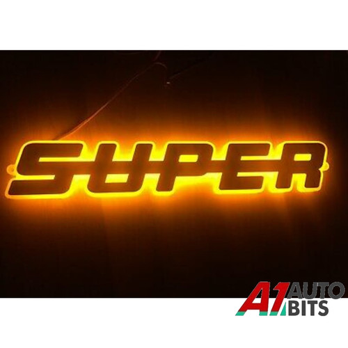 Led yellow super - super, sign