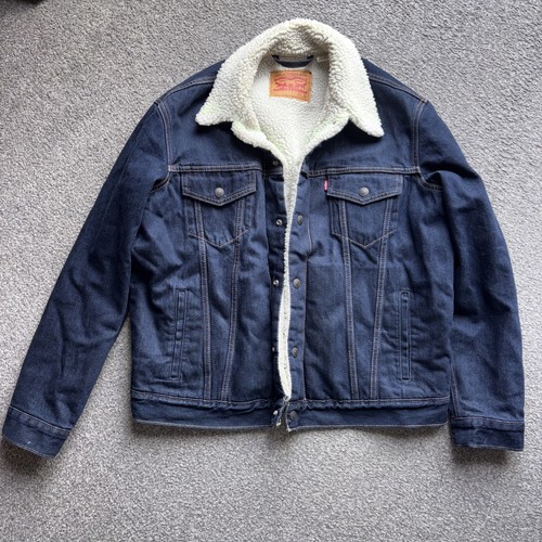 Levi dark blue denim - dark, sherpa