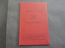 MALTA REGULAR ARMY CERTIFICATE OF SERVICE BOOKLET ROYAL MALTA ARTILLERY