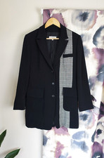IVAN GRUNDAHL Black Wool blend jacket blazer size 38 UK 10