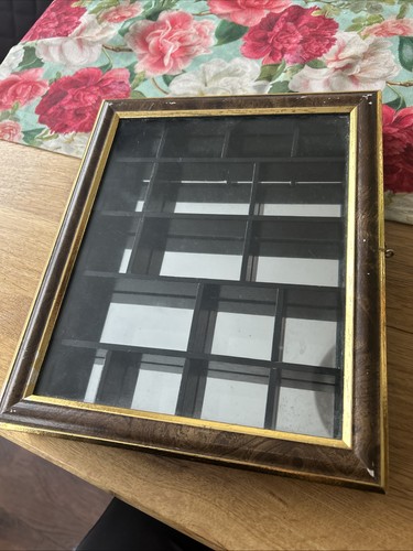 Vintage wooden glass wall - vintage,