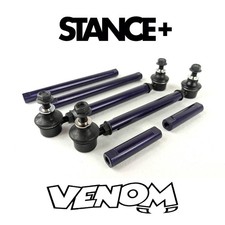 Stance+ Adjustable Front Drop Links 150mm-320mm M10 M12 VW Golf Mk 4 2002-2004