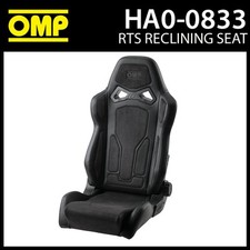 2025 OMP RTS Reclining Seat for Performance Road Cars Leather/Suede Recliner