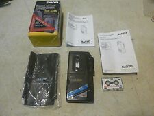 Sanyo TRC-520M Microcassette Recorder Boxed Comes with Tape Manual Case Working