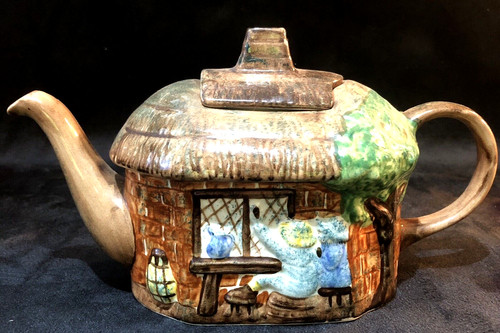 Vintage tony wood thatched - tony,