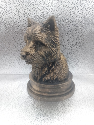 Cairn terrier bust - cairn,