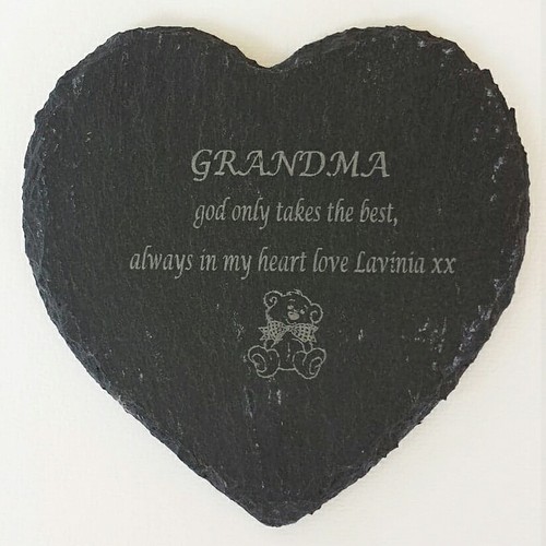 Personalised engraved slate - personalised,