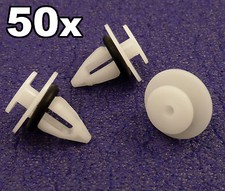 50x Mini Plastic Trim Clips- Side Skirts, Wheel Arches, Rocker Covers, Rear Door