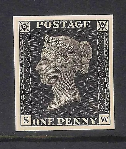 1840 penny black 4 - 1840,