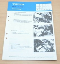 Volvo 360 GLT ab 1982 Heizgerät Brennstoffpumpe    Einbauanleitung Februar 1983