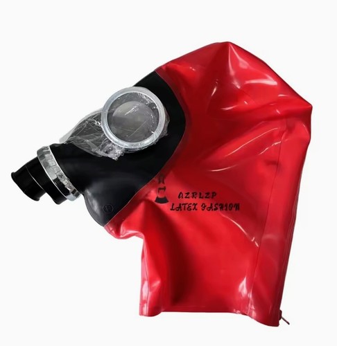 Unisex latex hood glasses - unisex,