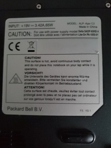 Packard bell easynote - packard,