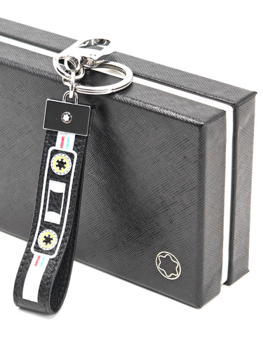 Montblanc leather key - montblanc, fob