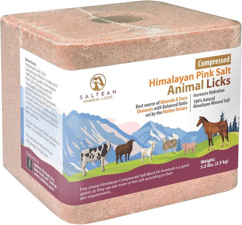 Compressed himalayan pink salt - compressed,