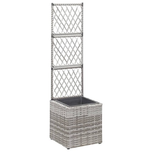 Outdoor trellis planter - planter, raised
