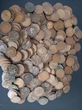 500g Bulk Lot of George V One Penny Coins  Mixed Years & Conditions  1911 - 1936