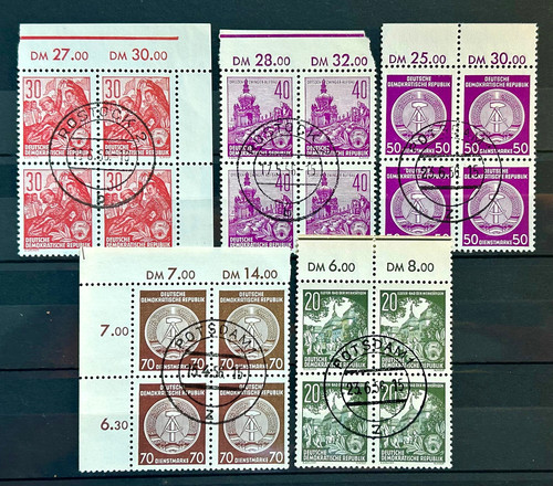 German stamps ddr east - german,