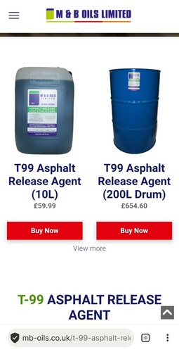 Asphalt release agent - release, t99