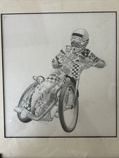 Speedway Framed Drawing Shawn