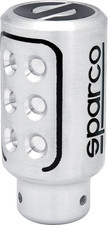 Sparco Manual Gear Shift Knob Racing Aluminium Universal, Silver