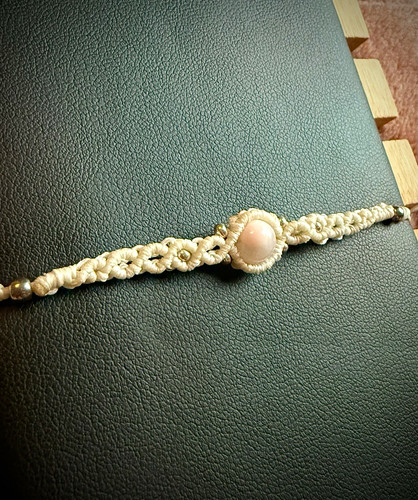 Handmade beige macrame