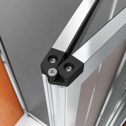 Fold shower door - full, hinge