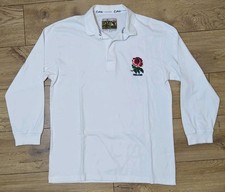 Vintage Cotton Traders Classic England Rugby Long Sleeve Shirt - Large