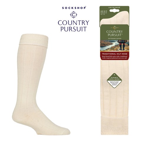 Men kilt socks wool blend - wool,