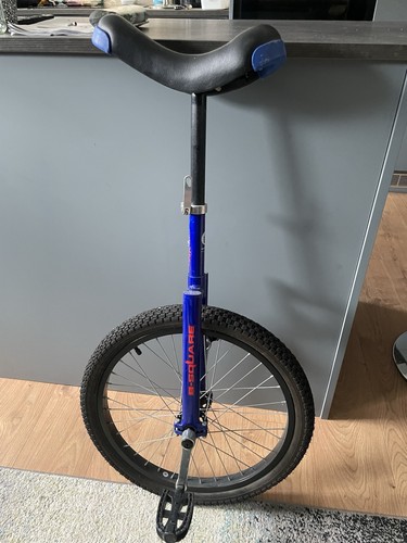 Square biking unicycle - unicycle, w/
