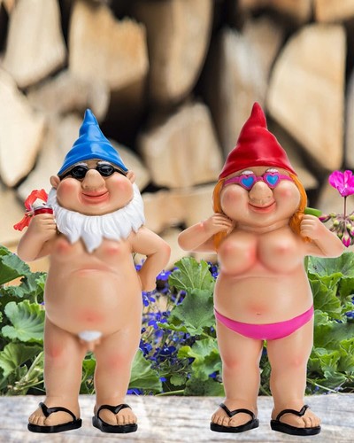 2pcs nude statuary garden - nude,