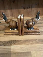 Vintage Wooden Elephant