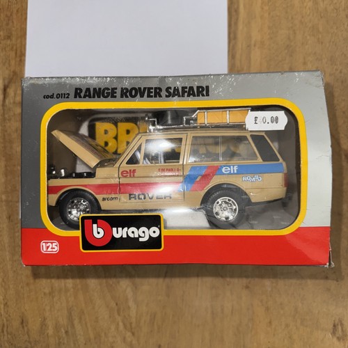 Range rover safari bburago - range,
