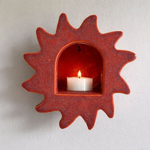 Wall candle holder star - wall,