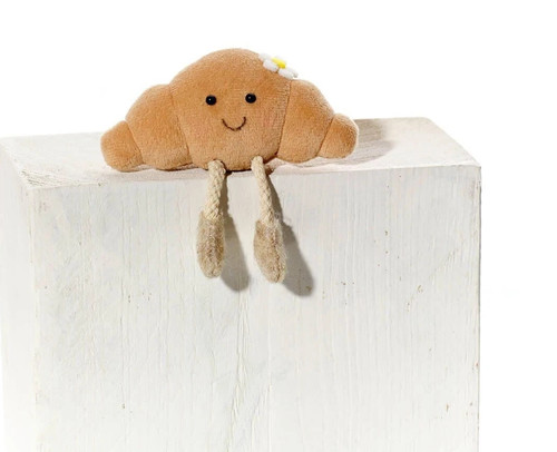 Croissant soft plush toy shelf - soft,