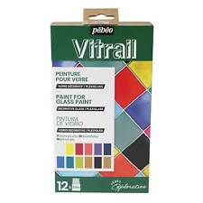 Pebeo Vitrail Glass Paint Exploration Set 12 x 20ml