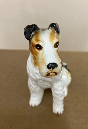 Vintage bone china - vintage, airedale