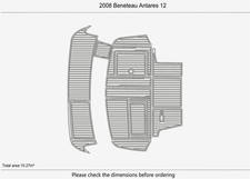 DuraEVA Seadek EVA Foam Boat flooring 2008 Beneteau Antares 12