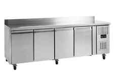 NEW TEFCOLD GC74 STAINLESS STEEL GASTRONORM REFRIGERATOR PREP COUNTER 4 DOOR