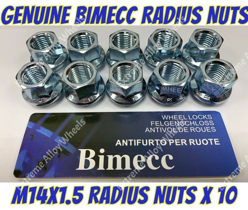 Alloy wheel nuts 19mm radius - alloy,