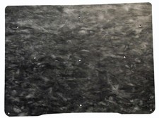 Hood Insulation Pad Flat Fiberglass 1pc for 1979-85 Buick Riviera Grey/Black