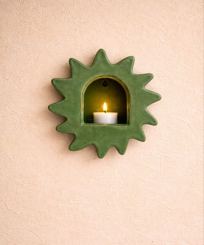 Wall candle holder - wall,