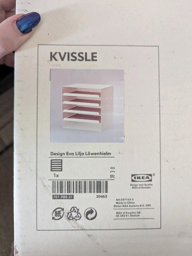 Ikea kvissle desk - desk, paper