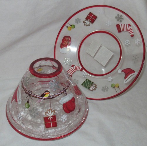 Yankee candle hand - candle, painted