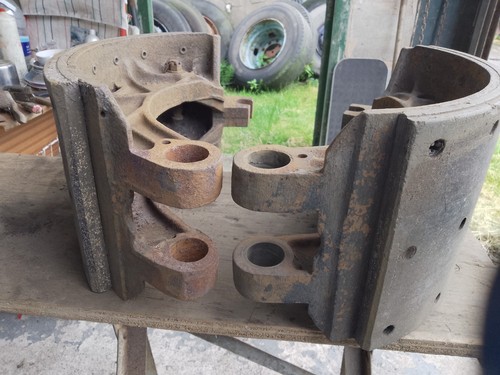 Rear brake shoes for - brake, leyland