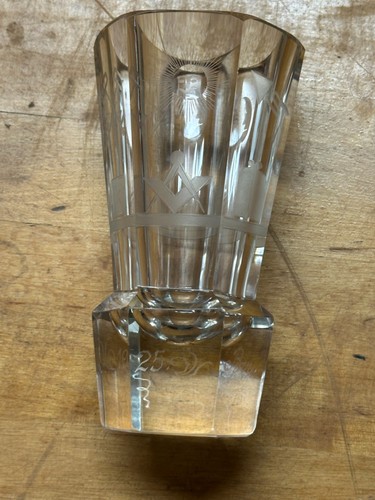Edged masonic glass - 6, 1925