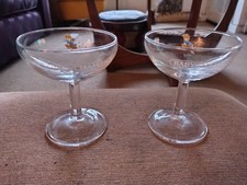 2 x BABYCHAM GLASSES RETRO
