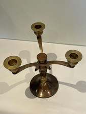 Brass Candelabra to hold three
